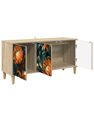 Mobile TV LOCHEM 102 x 33 x 50 cm Sonoma Legno ingegnerizzato