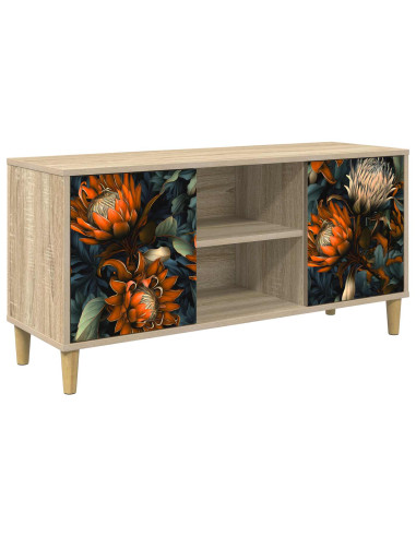 Mobile TV LOCHEM 102 x 33 x 50 cm Sonoma Legno ingegnerizzato