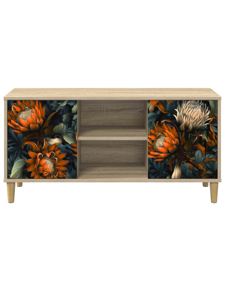 Mobile TV LOCHEM 102 x 33 x 50 cm Sonoma Legno ingegnerizzato