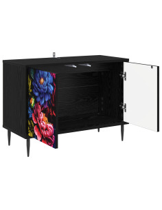 Mobile TV KIEL 69 x 33 x 50,5 cm Rovere Nero 2