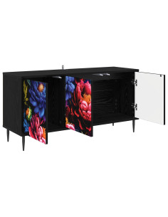 Mobile TV KIEL 102 x 33 x 51 cm Rovere Nero 2