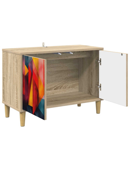 Mobile TV HEESCH 69 x 33 x 50 cm Sonoma Legno ingegnerizzato