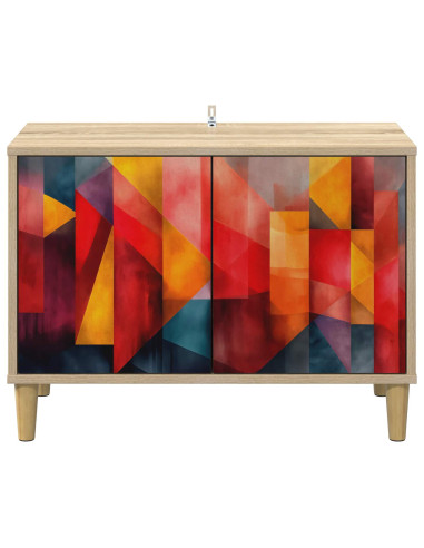 Mobile TV HEESCH 69 x 33 x 50 cm Sonoma Legno ingegnerizzato
