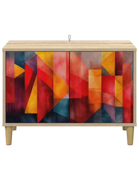 Mobile TV HEESCH 69 x 33 x 50 cm Sonoma Legno ingegnerizzato