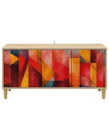 Mobile TV HEESCH 102 x 33 x 50 cm Sonoma Legno ingegnerizzato