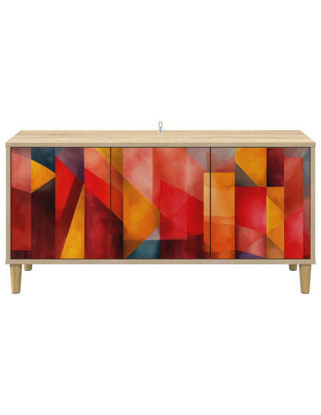 Mobile TV HEESCH 102 x 33 x 50 cm Sonoma Legno ingegnerizzato