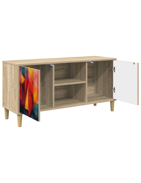 Mobile TV HEESCH 102 x 33 x 50 cm Sonoma Legno ingegnerizzato