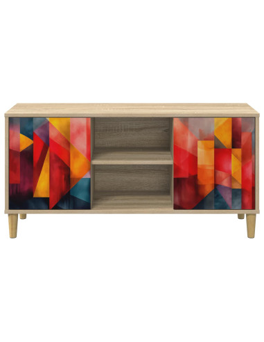 Mobile TV HEESCH 102 x 33 x 50 cm Sonoma Legno ingegnerizzato