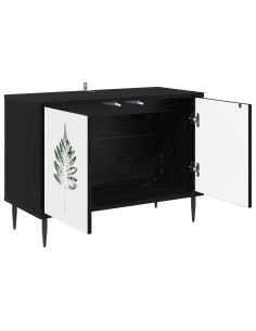 Mobile TV HANAU 69 x 33 x 50,5 cm Rovere Nero 2
