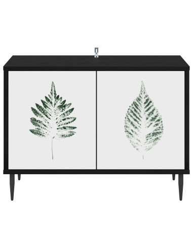 Mobile TV HANAU 69 x 33 x 50,5 cm Rovere Nero