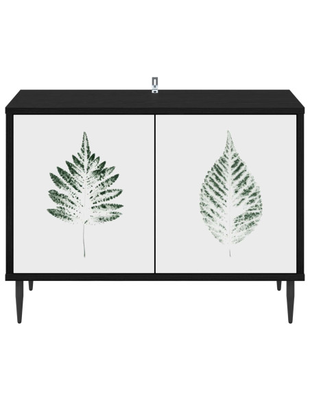 Mobile TV HANAU 69 x 33 x 50,5 cm Rovere Nero