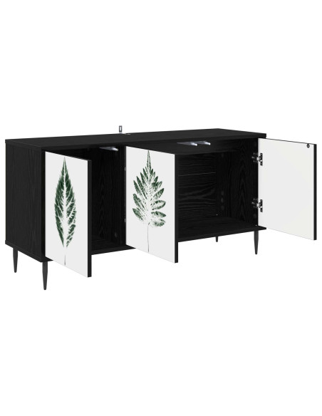 Mobile TV HANAU 102 x 33 x 51 cm Rovere Nero