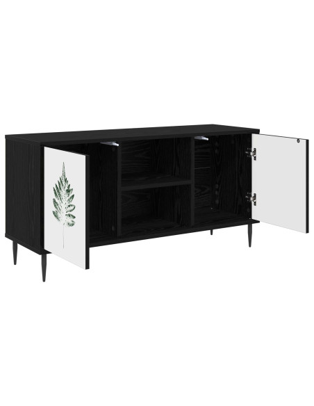 Mobile TV HANAU 102 x 33 x 51 cm Rovere Nero