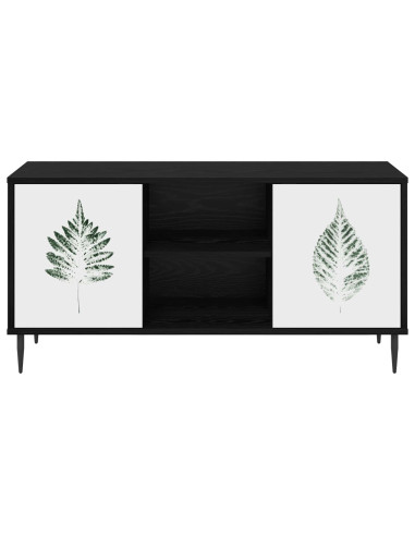 Mobile TV HANAU 102 x 33 x 51 cm Rovere Nero