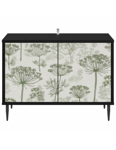 Mobile TV GOTHA 69 x 33 x 50,5 cm Rovere Nero