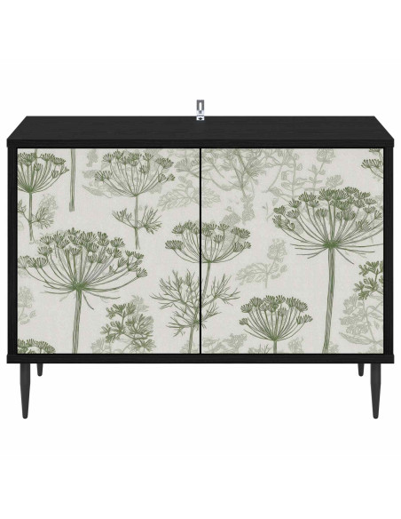 Mobile TV GOTHA 69 x 33 x 50,5 cm Rovere Nero