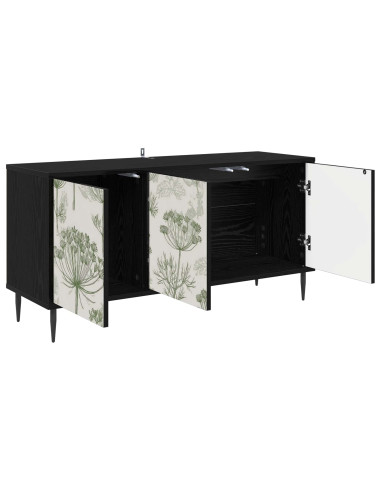 Mobile TV GOTHA 102 x 33 x 51 cm Rovere Nero