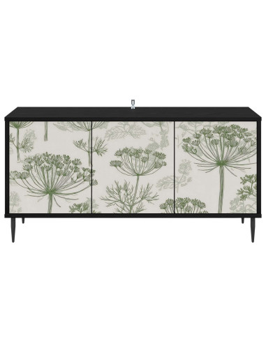 Mobile TV GOTHA 102 x 33 x 51 cm Rovere Nero