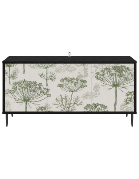 Mobile TV GOTHA 102 x 33 x 51 cm Rovere Nero