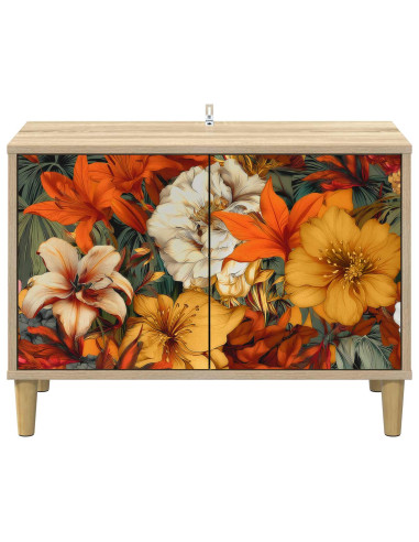 Mobile TV GENNEP 69 x 33 x 50 cm Sonoma Legno ingegnerizzato