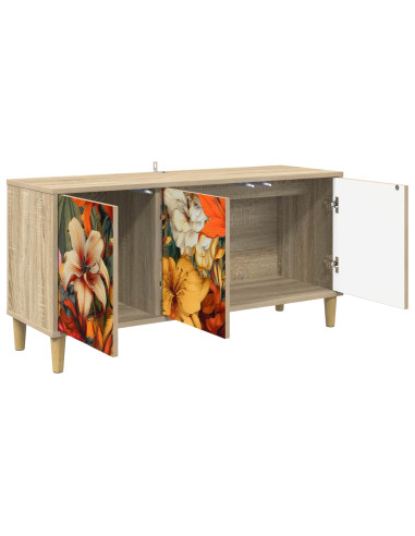 Mobile TV GENNEP 102 x 33 x 50 cm Sonoma Legno ingegnerizzato