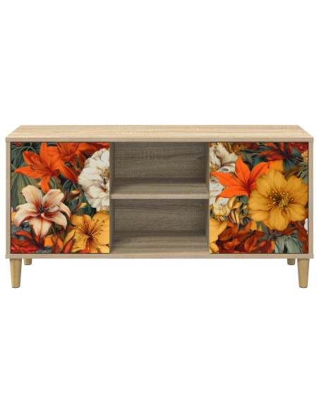 Mobile TV GENNEP 102 x 33 x 50 cm Sonoma Legno ingegnerizzato