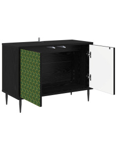 Mobile TV GELEEN 69 x 33 x 50,5 cm Rovere Nero 2