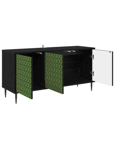 Mobile TV GELEEN 102 x 33 x 51 cm Rovere Nero