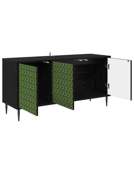 Mobile TV GELEEN 102 x 33 x 51 cm Rovere Nero