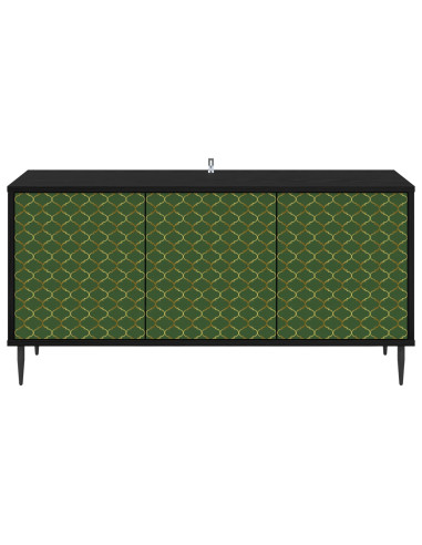 Mobile TV GELEEN 102 x 33 x 51 cm Rovere Nero