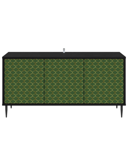 Mobile TV GELEEN 102 x 33 x 51 cm Rovere Nero