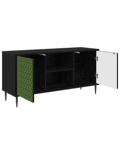 Mobile TV GELEEN 102 x 33 x 51 cm Rovere Nero 2