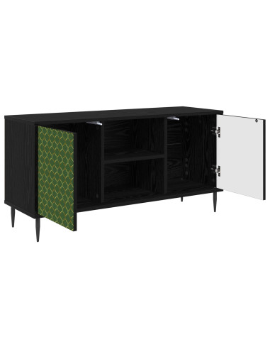 Mobile TV GELEEN 102 x 33 x 51 cm Rovere Nero