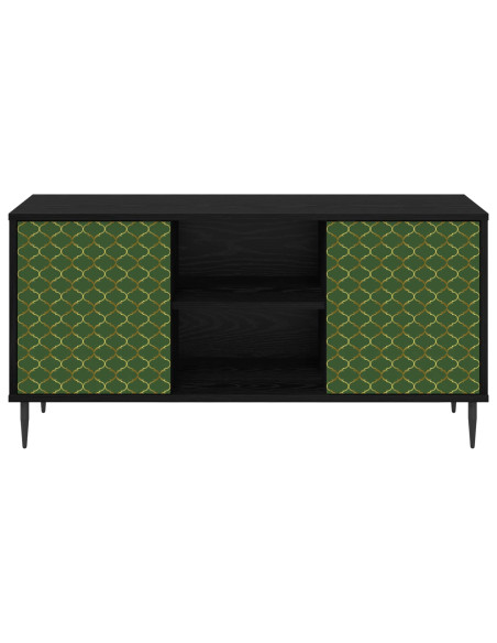 Mobile TV GELEEN 102 x 33 x 51 cm Rovere Nero