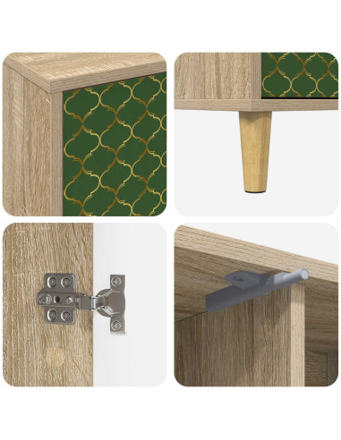 Mobile TV GELEEN 102 x 33 x 50 cm Sonoma Legno ingegnerizzato