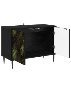 Mobile TV ELBURG 69 x 33 x 50,5 cm Rovere Nero 2