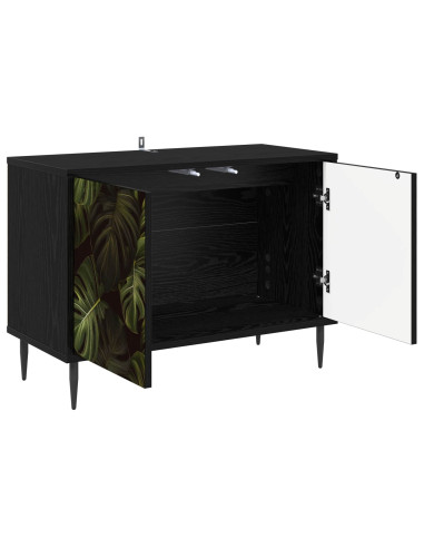Mobile TV ELBURG 69 x 33 x 50,5 cm Rovere Nero