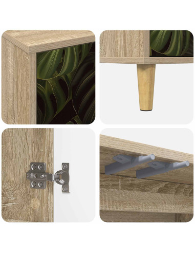 Mobile TV ELBURG 69 x 33 x 50 cm Sonoma Legno ingegnerizzato