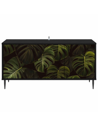 Mobile TV ELBURG 102 x 33 x 51 cm Rovere Nero
