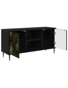 Mobile TV ELBURG 102 x 33 x 51 cm Rovere Nero 2