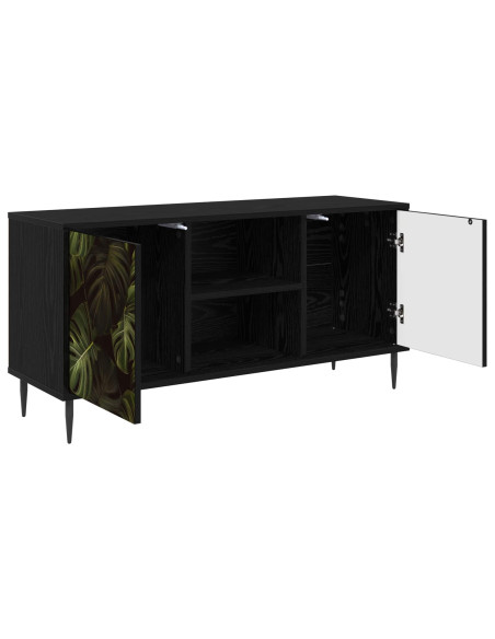 Mobile TV ELBURG 102 x 33 x 51 cm Rovere Nero