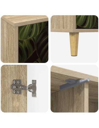 Mobile TV ELBURG 102 x 33 x 50 cm Sonoma Legno ingegnerizzato