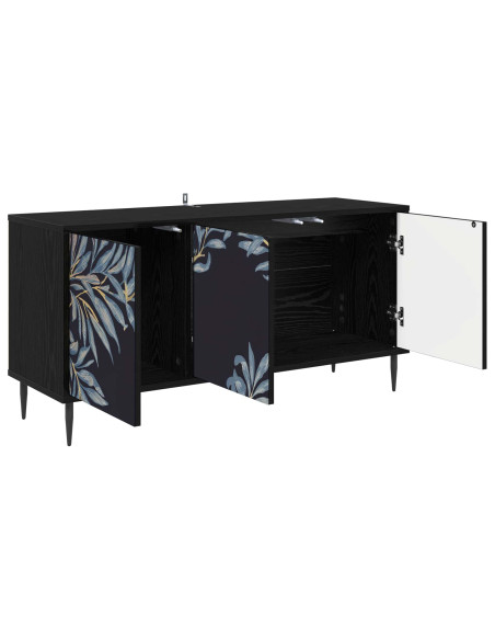 Mobile TV DOKKUM 102 x 33 x 51 cm Rovere Nero