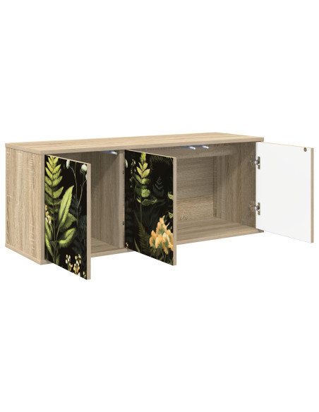 Mobile TV da Parete RHENEN 102 x 33 x 40 cm Rovere Sonoma