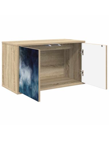 Mobile TV da Parete RAALTE 69 x 33 x 40 cm Rovere Sonoma
