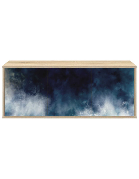 Mobile TV da Parete RAALTE 102 x 33 x 40 cm Rovere Sonoma