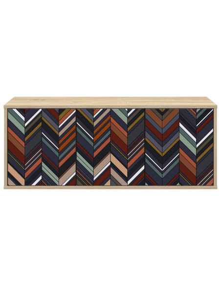 Mobile TV da Parete OMMEN 102 x 33 x 40 cm Rovere Sonoma