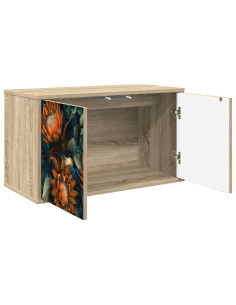 Mobile TV da Parete LOCHEM 69 x 33 x 40 cm Rovere Sonoma 2