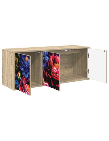 Mobile TV da Parete KIEL 102 x 33 x 40 cm Rovere Sonoma