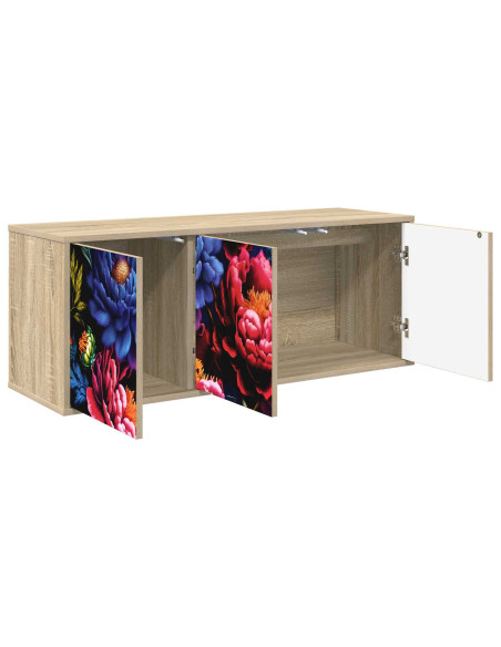 Mobile TV da Parete KIEL 102 x 33 x 40 cm Rovere Sonoma